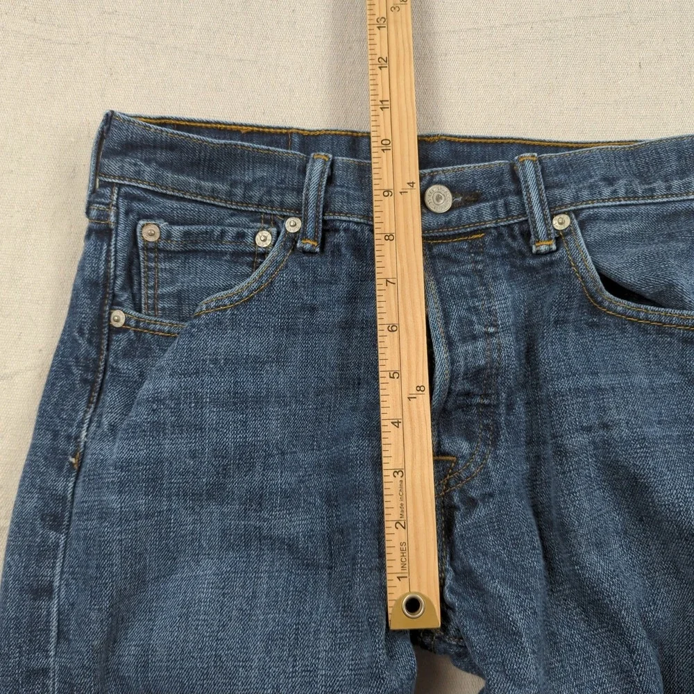 Levis 501 Jeans Mens 30x30 Blue Button‎ Fly Casual Classic American Western